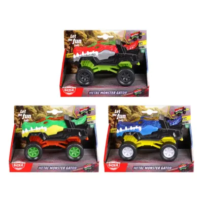 Dickie Toys Metal Monster Gator : Färg - Blå - Dickie Toys -  Leksaksaffären