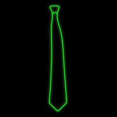 El Wire LED Slips - Grön