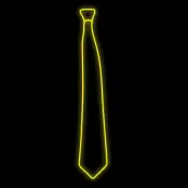 El Wire LED Slips - Gul