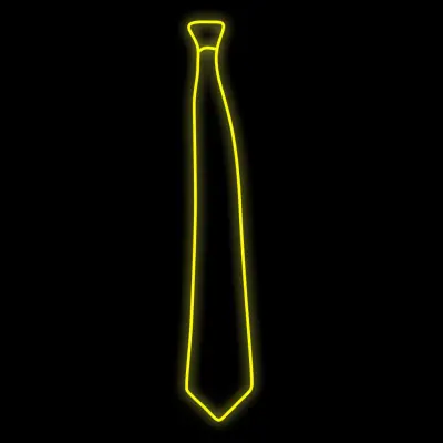 El Wire LED Slips - Gul