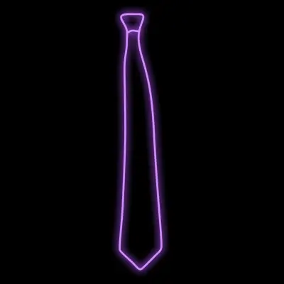 El Wire LED Slips - Lila