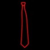 El Wire LED Slips - Röd