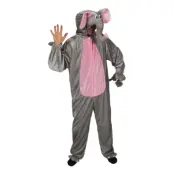 Elefant med Snabel Maskeraddräkt - One size