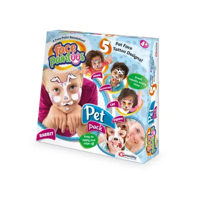 Face Paintoos Ansiktstatueringar Pet Pack Kanin