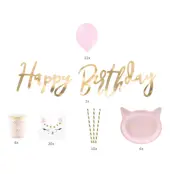 Festpaket Rosa Katt 55-delar