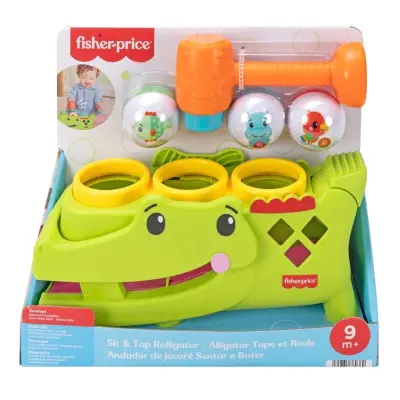 Fisher-Price Hamra&Rulla Alligator - Fisher Price -  Leksaksaffären