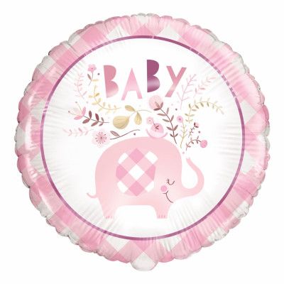 Folieballong Baby Elefant Rosa