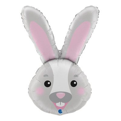 Folieballong Kanin Huvud