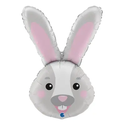 Folieballong Kanin Huvud