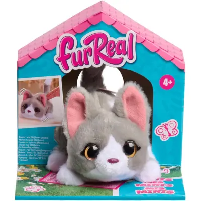 FurReal My Minis Grå Katt - FurReal -  Leksaksaffären