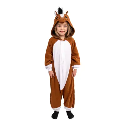 Häst Barn Kigurumi - Medium