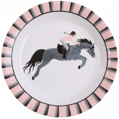 Hästar tallrikar 10-pack