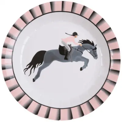 Hästar tallrikar 10-pack