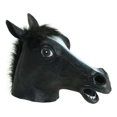 Hästmask Svart - One size
