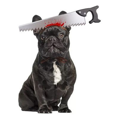 Halloween Props för Hund - Såg