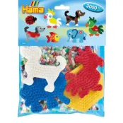 Hama Midi Pärlor och plattor 3000st 4416 - Hama -  Leksaksaffären