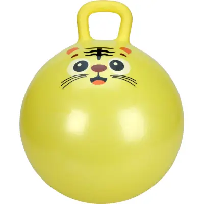 Hoppboll med handtag Djur Limegrön Katt - Leksaksaffären -  Leksaksaffären