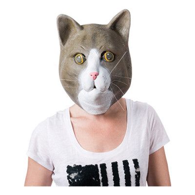 Jättemask Katt - One size