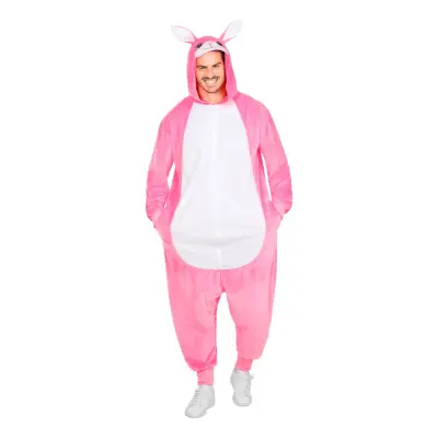 Kanin Rosa Onesie Maskeraddräkt - Small/Medium