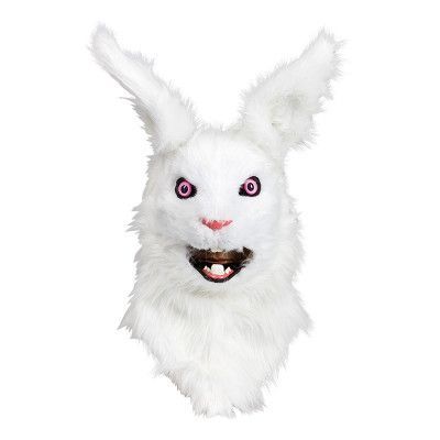 Kaninmask med Rörliga Käkar Deluxe - One size