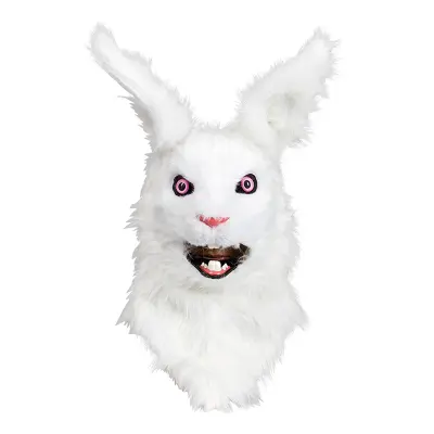 Kaninmask med Rörliga Käkar Deluxe - One size