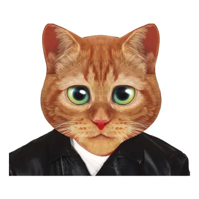 Katt Gigantisk Mask - One size