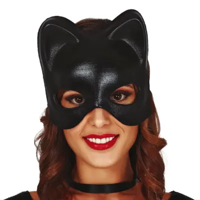 Katt Mask Svart