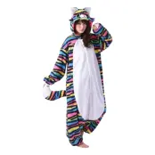 Katt Regnbåge Kigurumi - Medium