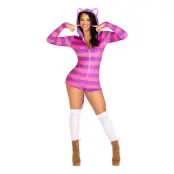 Katt Wonderland Deluxe Maskeraddräkt - X-Small