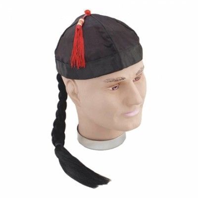 Kinesisk Hatt med Hästsvans - One size
