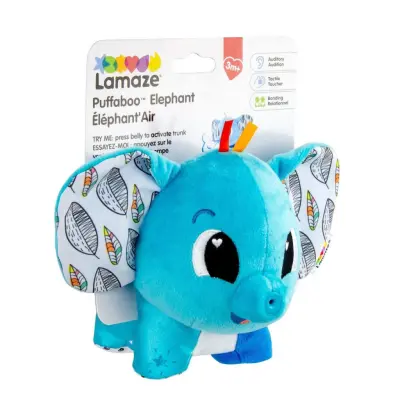 Lamaze Puffaboo Elefant - Lamaze -  Leksaksaffären