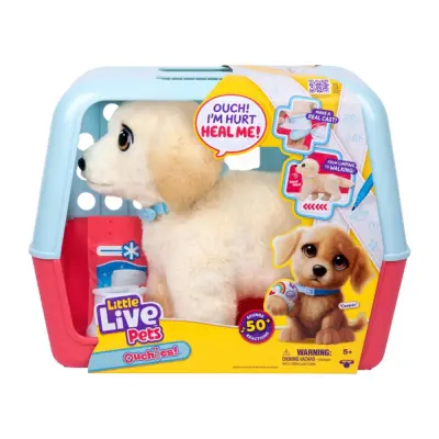 Little Live Pets Ouchies Interaktiv Hund - Little Live -  Leksaksaffären