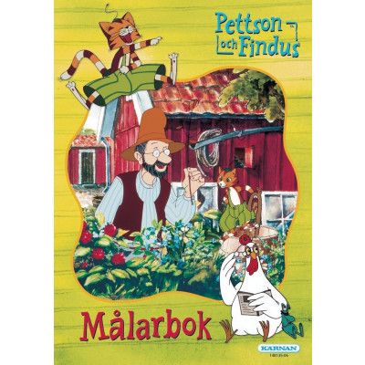 Målarbok Pettson och Findus