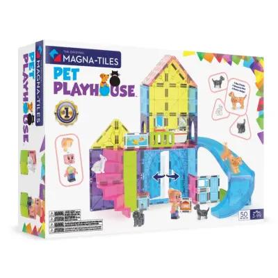 Magna-Tiles Pet Playhouse 50 delar - Magna-Tiles -  Leksaksaffären
