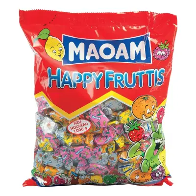 Maoam Happy Fruttis Storpack - 1 kg
