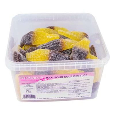 Maxi Sura Colaflaskor Lösvikt i Burk - 2 kg