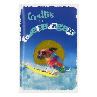 Musikkort Grattis på Födelsedagen