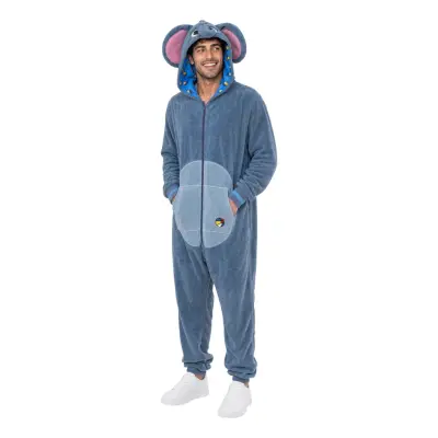 Onesie Elefant Maskeraddräkt - Medium