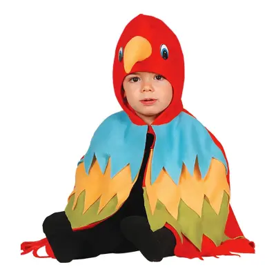 Papegoja Bebis Maskeraddräkt - 12-24 mån