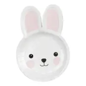 Papperstallrikar Kanin - 8-pack