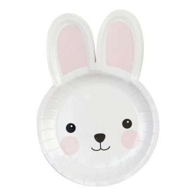 Papperstallrikar Kanin - 8-pack