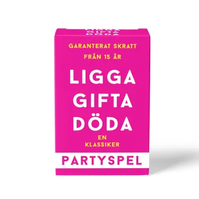 PARTYSPEL GIFTA LIGGA DÖDA