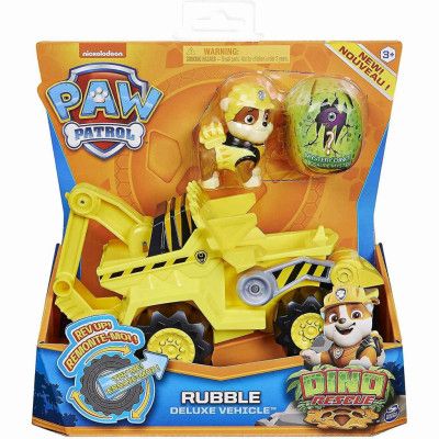 Paw Patrol Dino Rescue Deluxe Fordon Rubble
