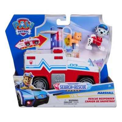 Paw Patrol Search&Rescue Marshall Pullback - Paw Patrol -  Leksaksaffären