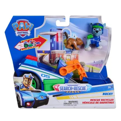 Paw Patrol Search&Rescue Rocky Pullback - Paw Patrol -  Leksaksaffären