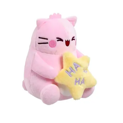 Pembe Plush 15cm Ha Ha Ha - Pembe -  Leksaksaffären