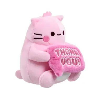Pembe Plush 15cm Thank You - Pembe -  Leksaksaffären