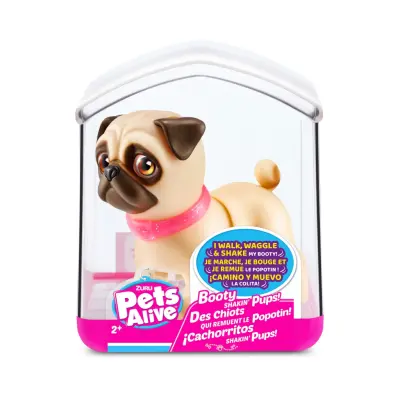 Pets Alive Booty Shakin'Pups Mops Beige/brun - PetsAlive -  Leksaksaffären