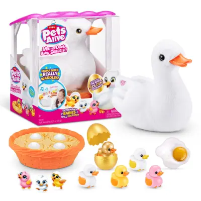 Pets Alive Mama Duck Surprise Lekset - PetsAlive -  Leksaksaffären
