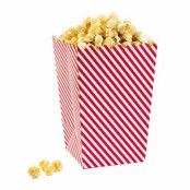 Popcornbägare Röd/Vit
